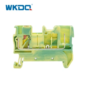 Ground Terminals Clips for Din Rail 62 Mm Wide Spring Clamp Feedthrough Ground Terminal Block